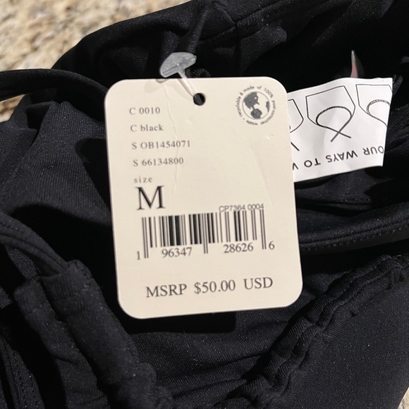 💗GET 20% OFF💗 NWT FP Movement Can't Get Enough Cami - Black - Picture 6 of 9